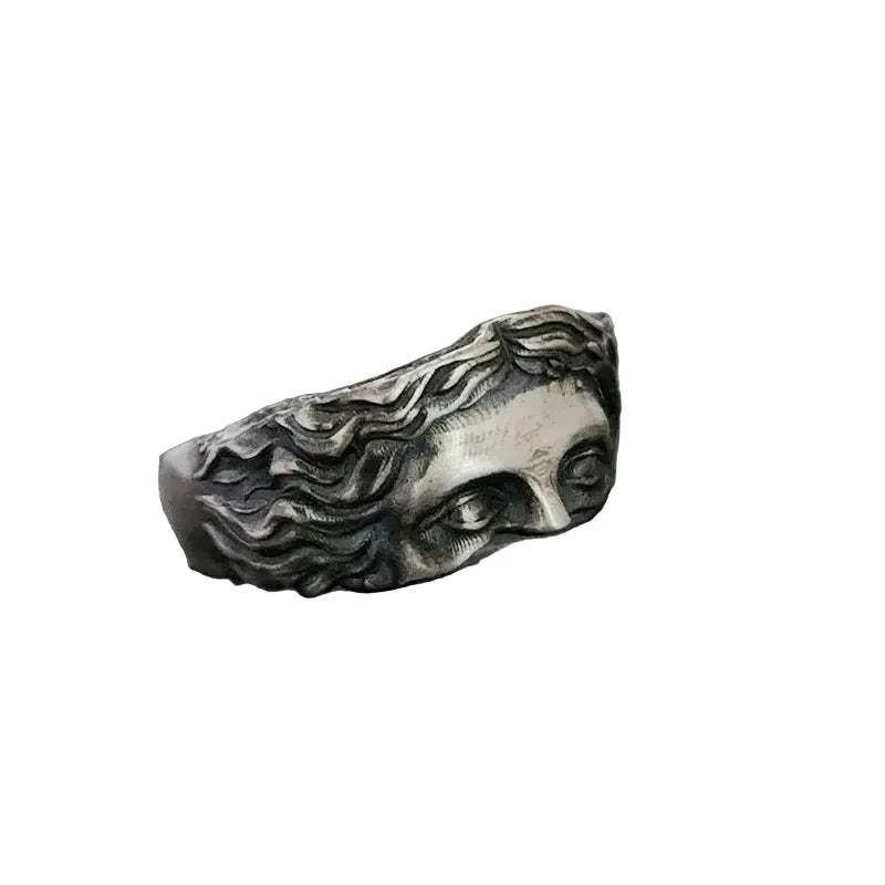 Vintage Gothic Art Open Ring
