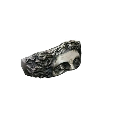 Vintage Gothic Art Open Ring