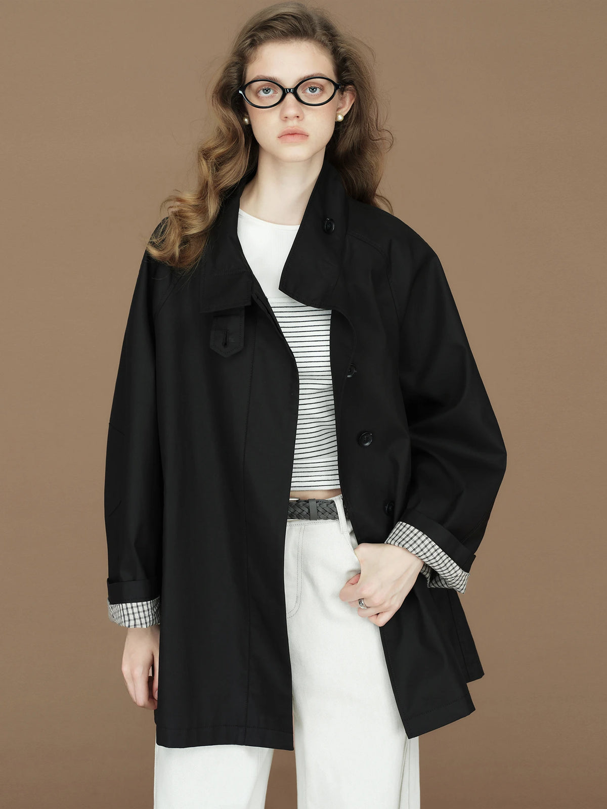 Heritage High Collar Trench Coat