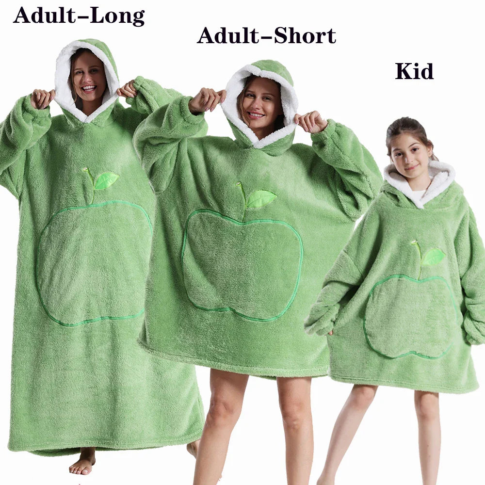 Oversized Blanket Family Matching Hoodie