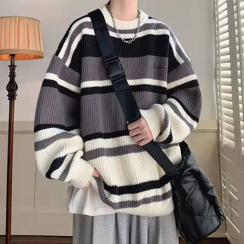 Stripped Soft Boy Knitted Sweater