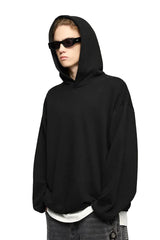 Comfy Solid Color Autumn Hoodie