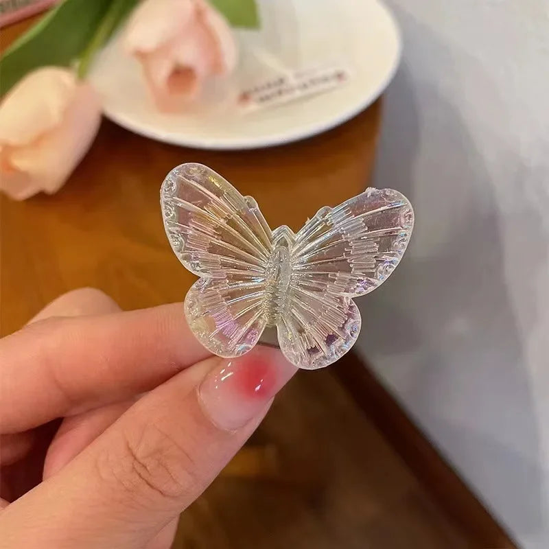 Colorful Butterflies Soft Girl Hairpins