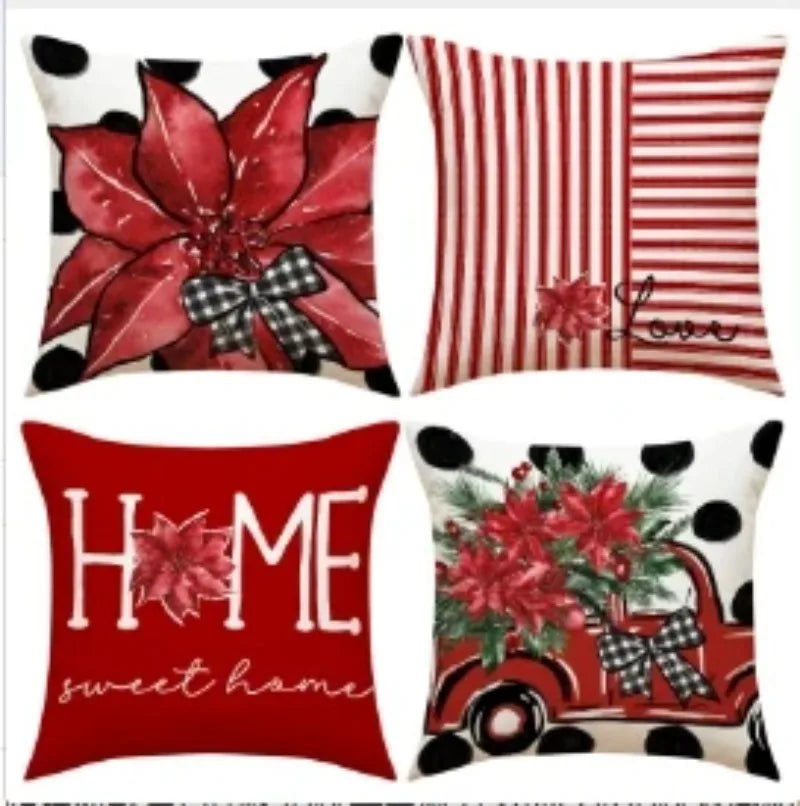Vintage Christmas Pillow Covers