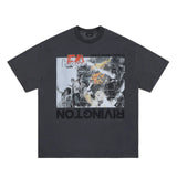 Casual Vibrant Graphic Print T-Shirt