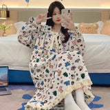 Korean Style Nightgown Sleepwear
