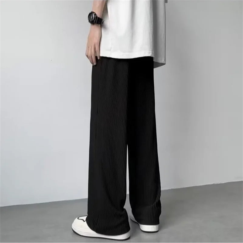 Y2K Pleated Straight Leg Pants