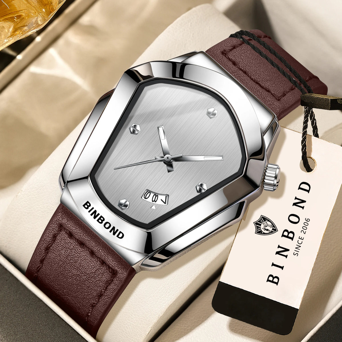 Motor‑cycle Style Dial Casual Watch