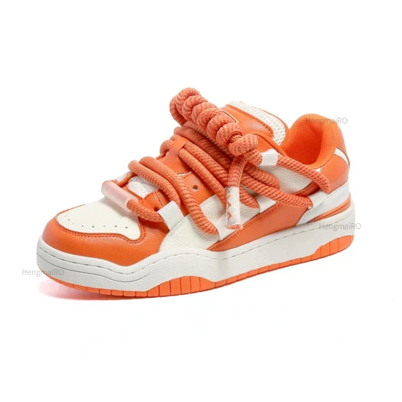 Retro Y2K Bread Punk School Skateboard Sneakers