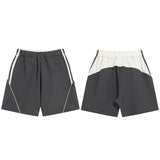 Varsity Patchwork Baggy Short
