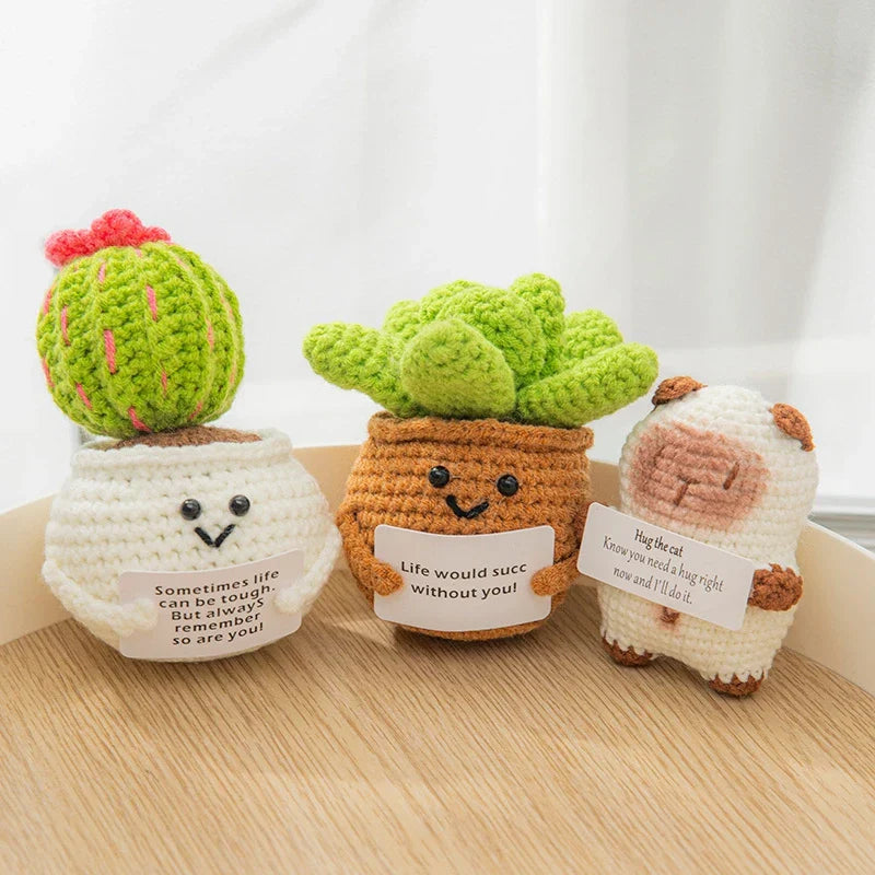 Crochet Handmade Knitted Tulip Flowers