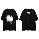 Vintage Shadow Graphic Hip Hop T-Shirt