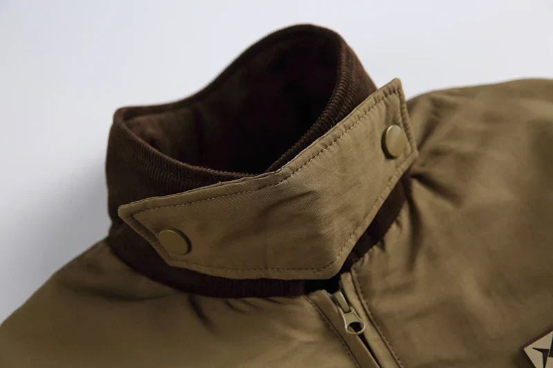 Warm Casual Cotton Windbreaker Jacket