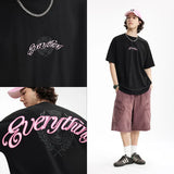 Skating Letter Print T-Shirt