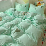 Blue Heart Bedding Set