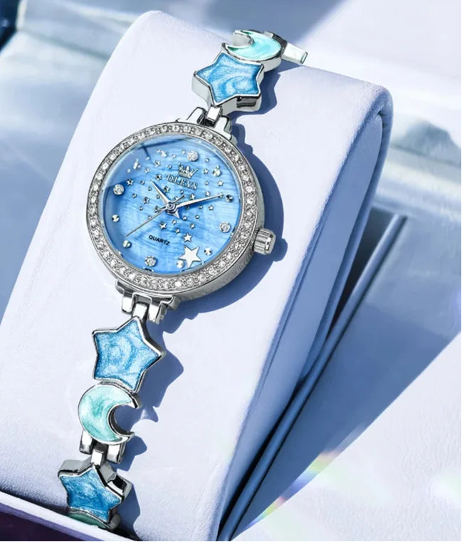 Stainless Steel Bracelet Luxury Quartz Watch