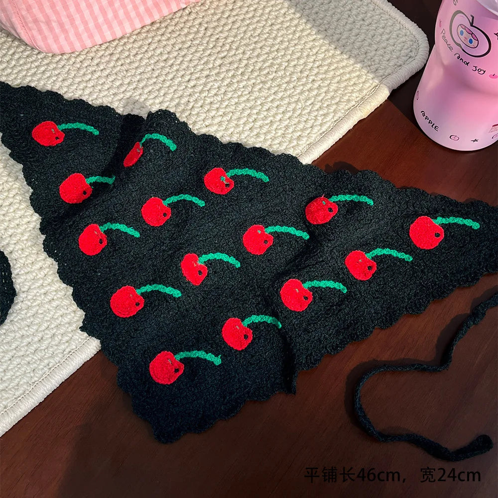 Handmade Knitted Floral Pattern Headbands