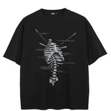 Anatomy Of The Chest Graphic Print T-Shirt