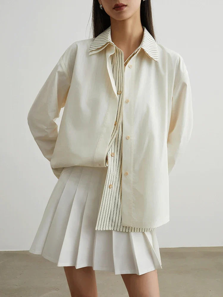 Corporate Girl Double Layered Shirt