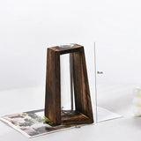 Vintage Wooden Hydroponic Vintage Vase
