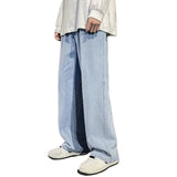 Solid Color Straight Leg Jeans