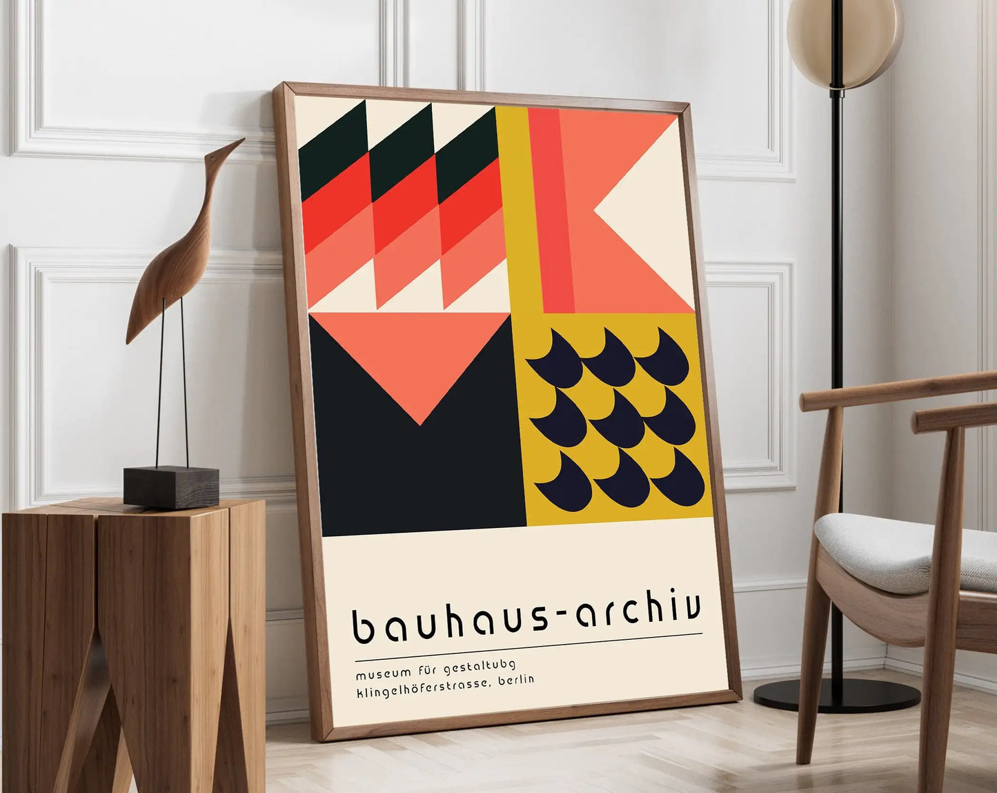 Modernist Geometric Canvas Poster