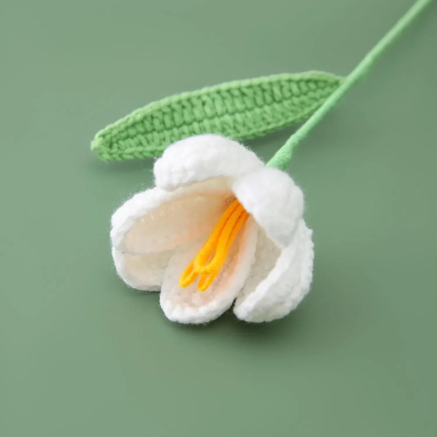 Vintage Tulips Crochet Flowers Handmade