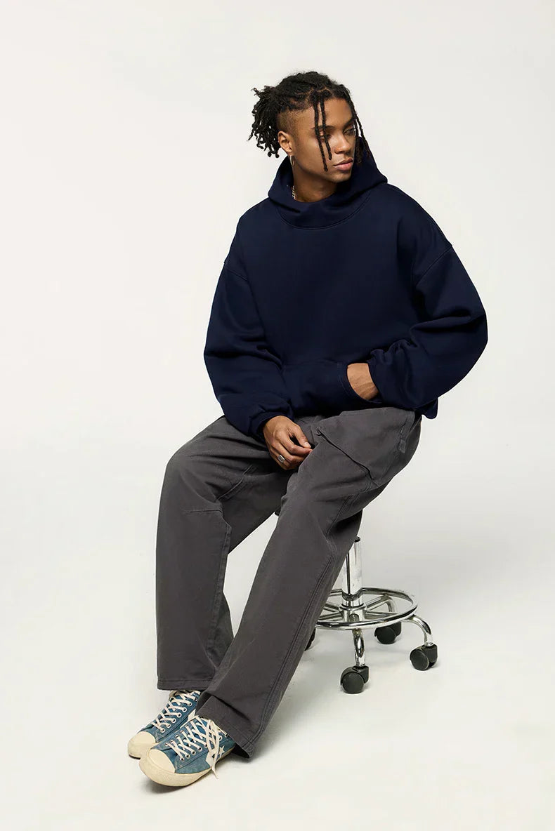Oversized Autumn Basic Hoodie