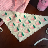 Handmade Knitted Floral Pattern Headbands