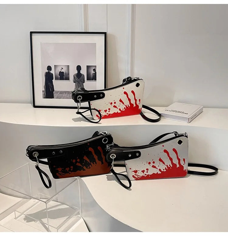Bloody Knife Clutch Bags