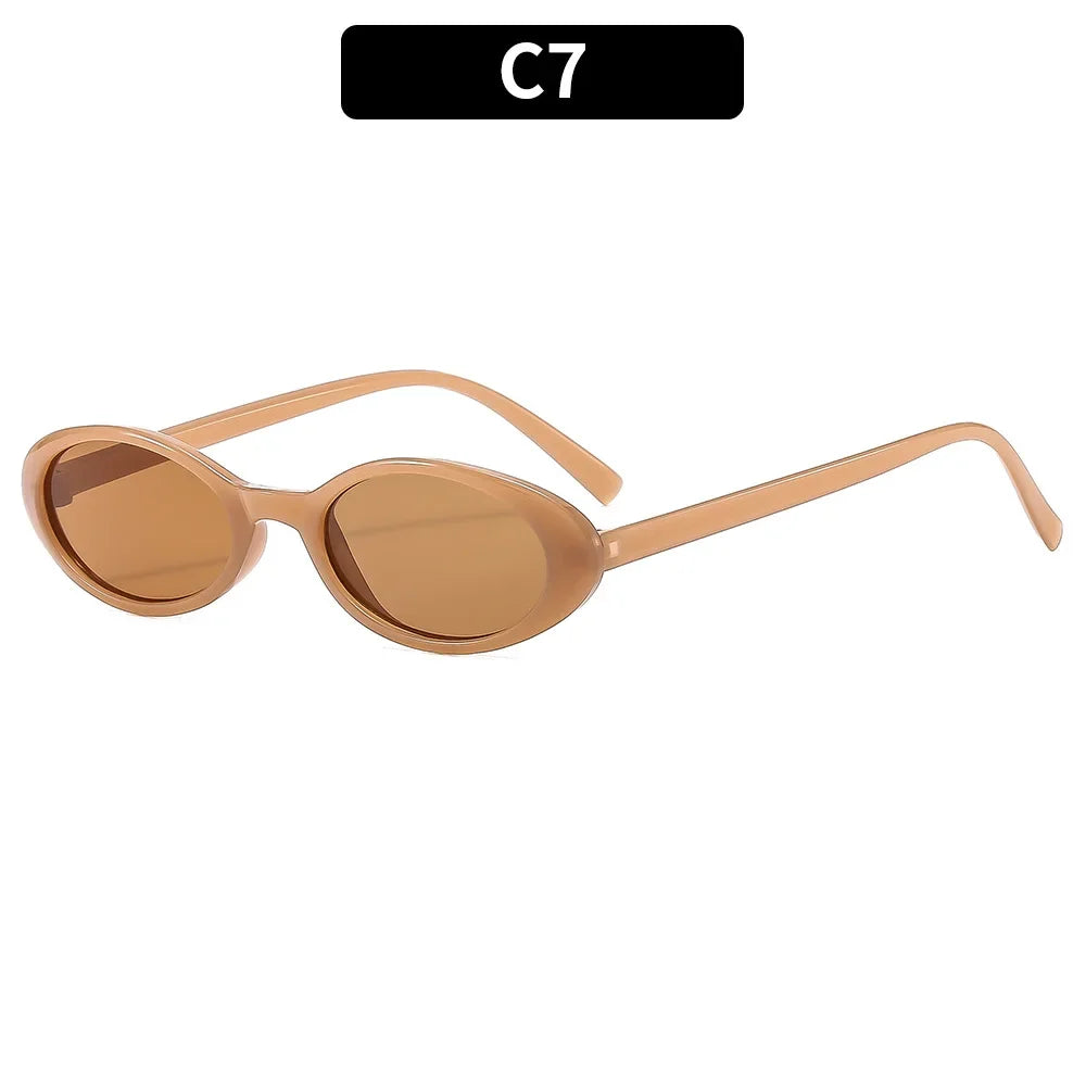 Y2K Retro Oval Sunglasses