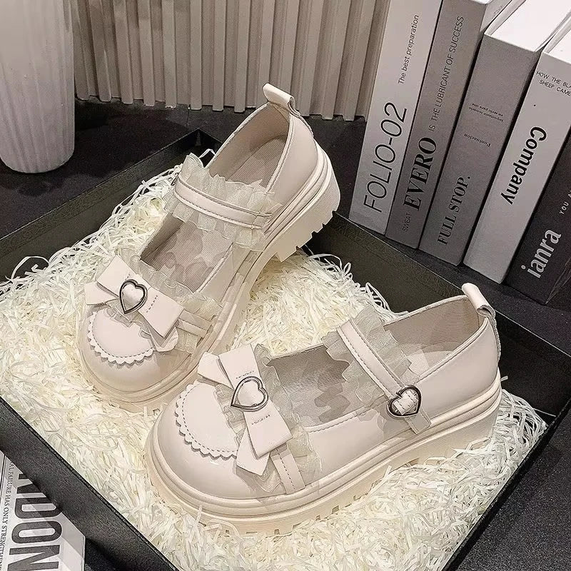 Zapatos Cyberpunk De Color Sólido Para Mujer