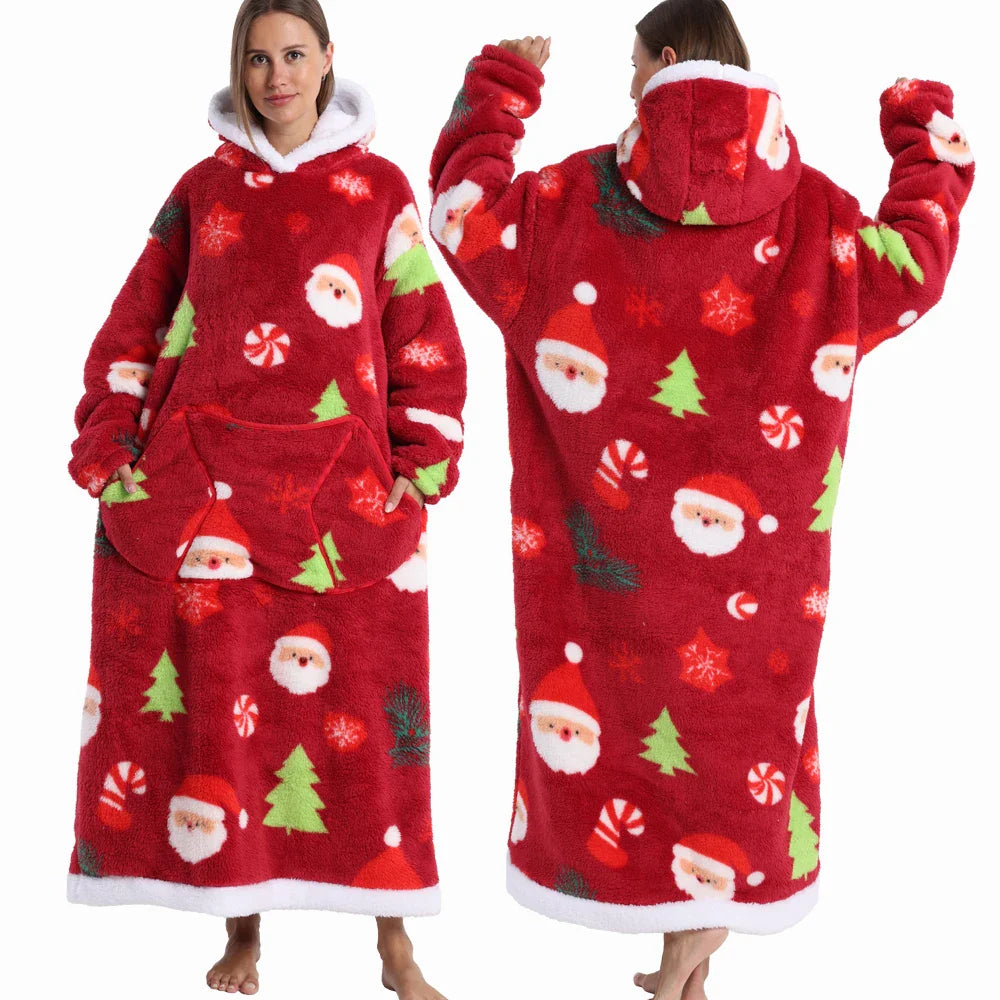 Cartoon Tragbare Homewear Pyjama-Decke