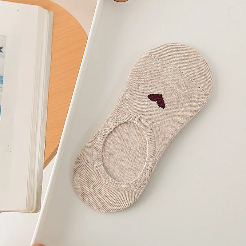 Spring Summer Cotton Color Short Ankle Socks