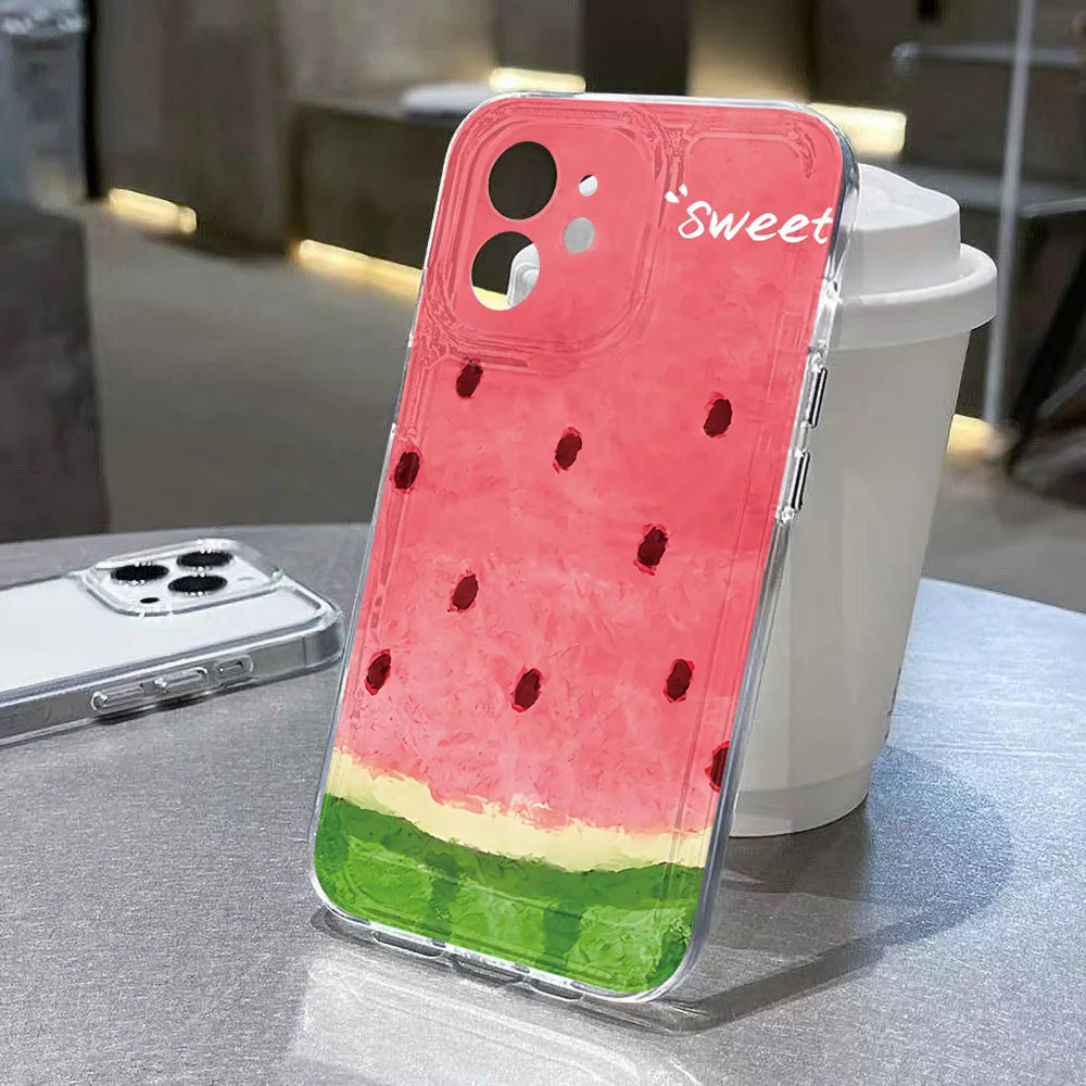 Summer Watermelon Shockproof For iPhone  Cases