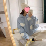 Blue Sky Cloud Hooded Sweatshirt