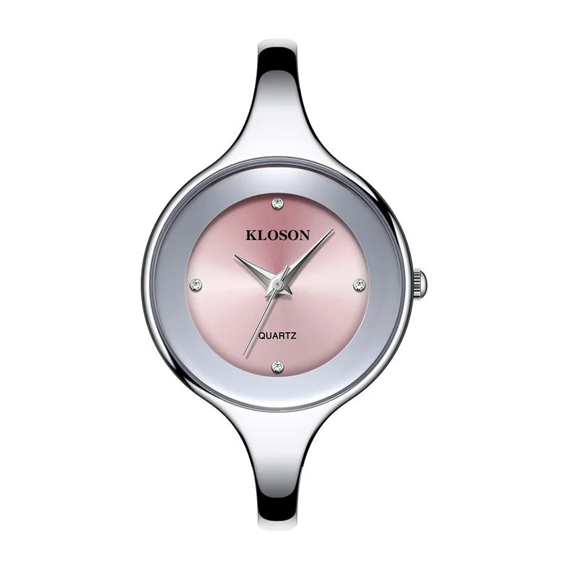 Elegant Stylish Silver Ladies Watch