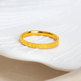 Gold Heart-Carved Ring