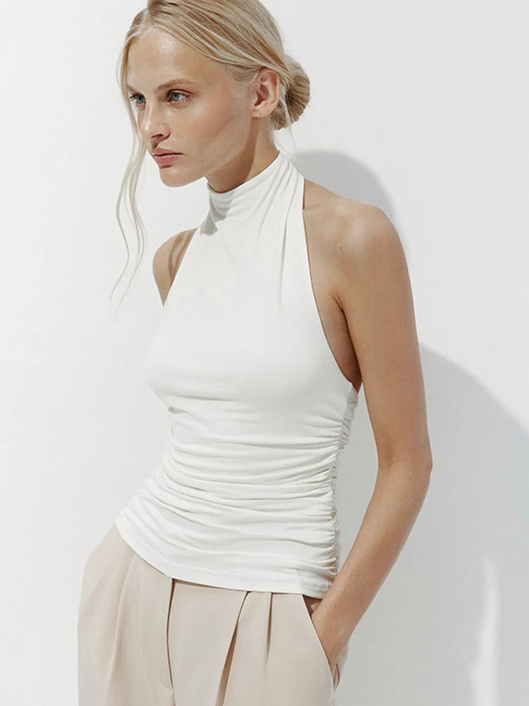 Sexy Backless Pure Summer Tank Top