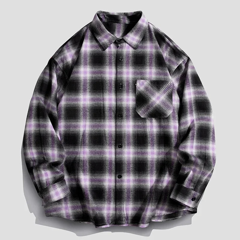 Plaid Front Pocket Shirt