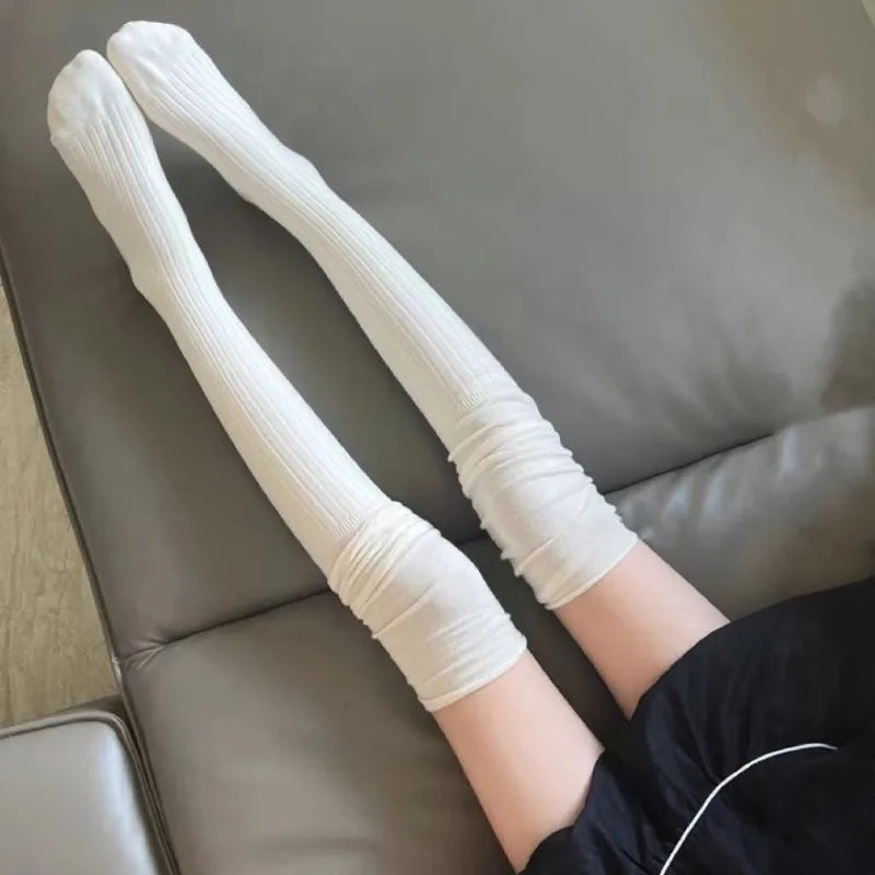 Thick Knit Thigh High Socks