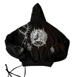 Vintage Oversized Personalized Print Hoodie