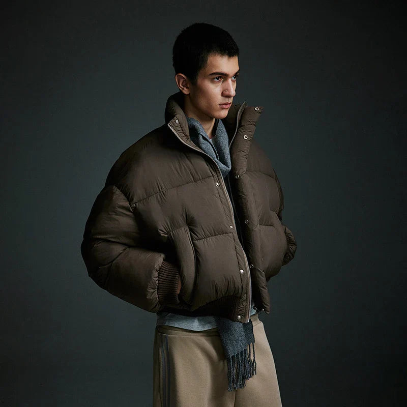 Chaqueta acolchada gruesa corta