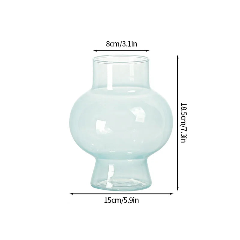 Creative Glass Flower Vintage Vase