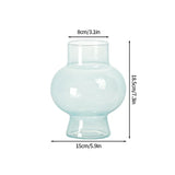Creative Glass Flower Vintage Vase