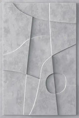 Nordic 3D Effect Geometric Painting Art