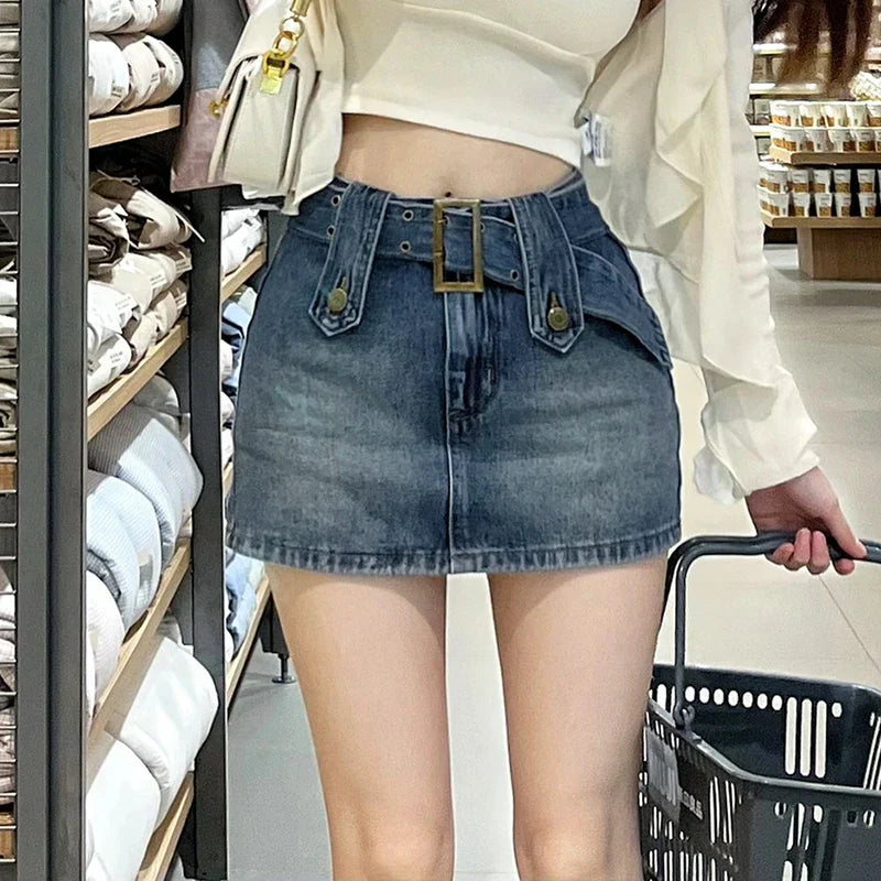 High Waist Grunge Skirt