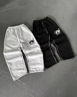 Streetwear Fashion Letter Embroidery Loose Sweatpants