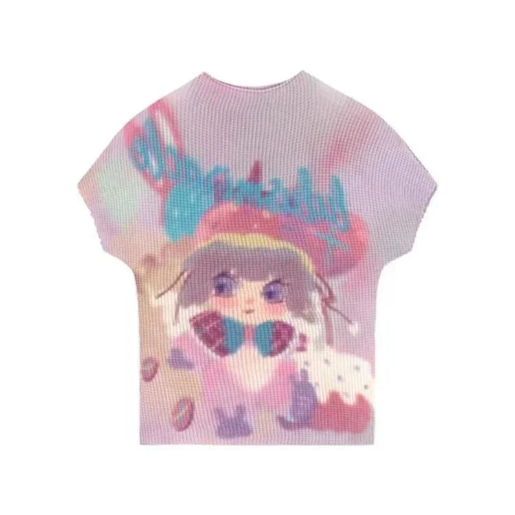 Y2K Slim Half Collar Top