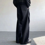 Diamond Split Weite Hose im koreanischen Stil